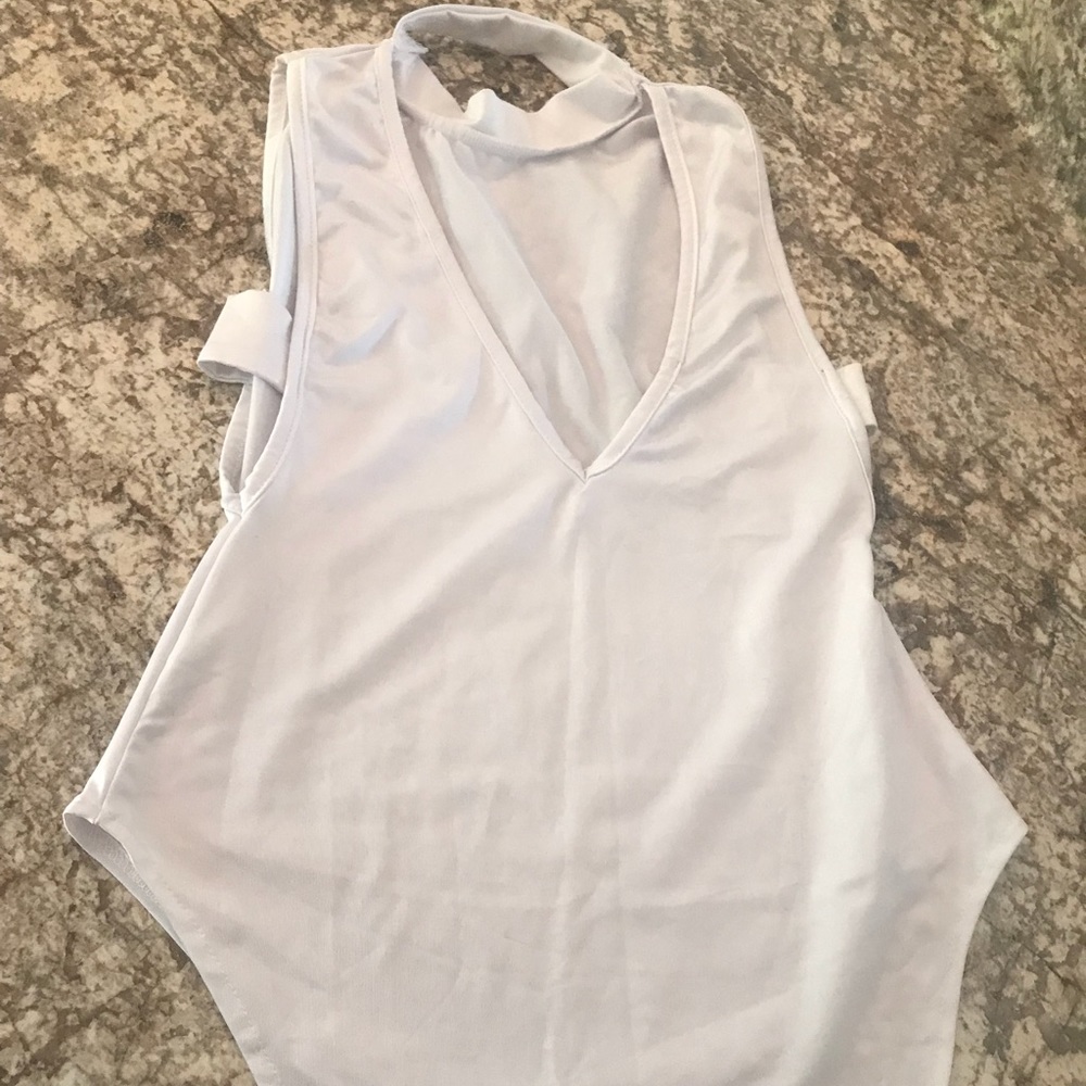 Side cut blouse... never wear